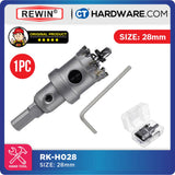 REWIN RKH TCT HOLE SAWS SIZE: 15MM - 35MM
