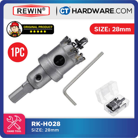 REWIN RKH TCT HOLE SAWS SIZE: 15MM - 35MM