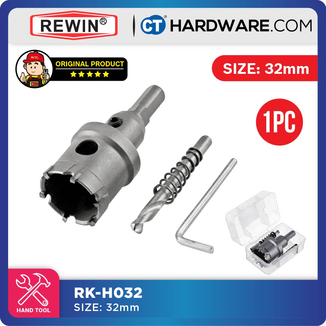 REWIN RKH TCT HOLE SAWS SIZE: 15MM - 35MM