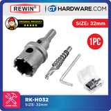 REWIN RKH TCT HOLE SAWS SIZE: 15MM - 35MM