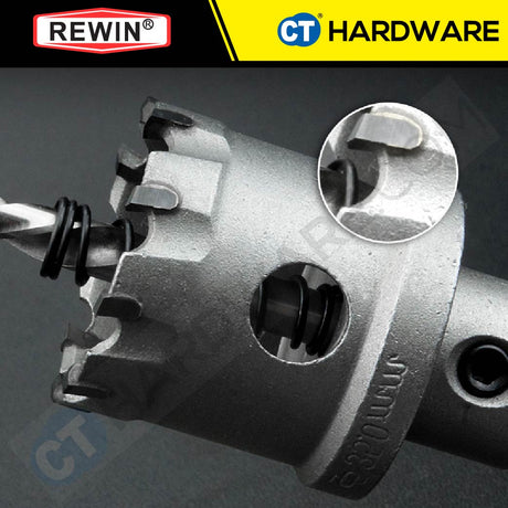 REWIN RKH TCT HOLE SAWS SIZE: 38, 40, 42, 45, 48, 50, 53, 55, 60, 70, 80 MM