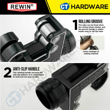 REWIN RQ211 TUBE CUTTER 3" 28MM