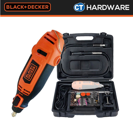 Black & Decker RT18KA Rotary Tools 180W c/w 114 Accessories