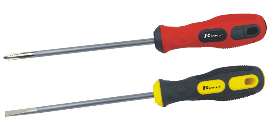 REWIN RT6100 Screwdriver  4" X 6mm⌀ ( - ) with Plastic Handle