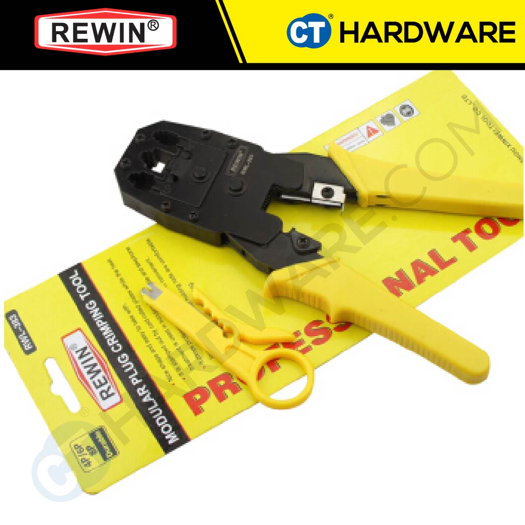 REWIN RWL383 Modular Crimping Tool 4P/6P/8P
