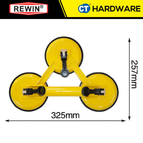 Rewin RX3003 Glass Suction Plate 3 Jaw