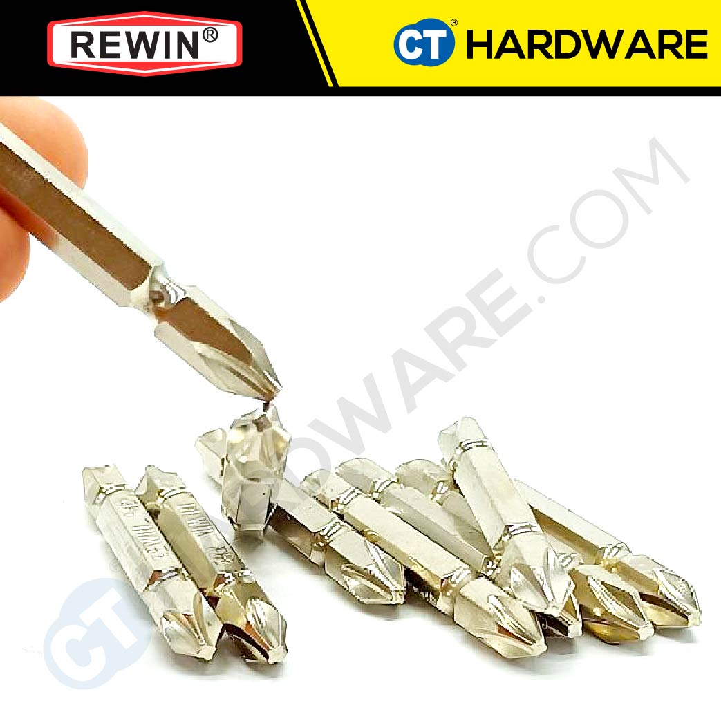 REWIN SCREWDRIVER BITS PH2 X 65MM X 6.35MM ++- S2 SERIES - RZ2065L