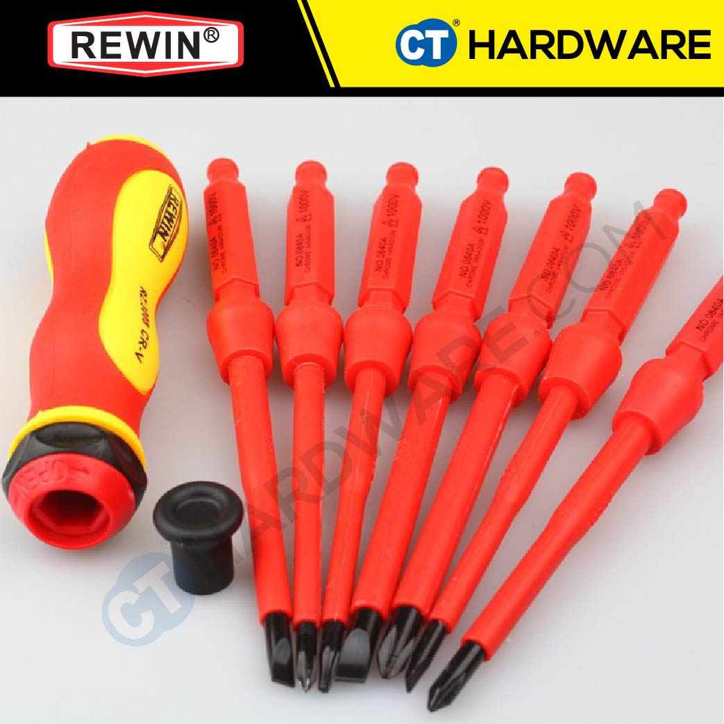 Rewin RZ-3008 8-piece Insulated Screwdriver Set