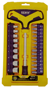 REWIN RZ6625 T Type Wrench with Screwdriver and Socket