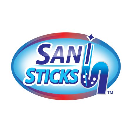 Sani Stick Drain Cleaner Stain Stick For Toilet Kitchen Bath Sewer (12 Stick)