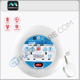 Masterplug Medium Cassette Reel With 4M Green Wire,4 Socket 13Amp