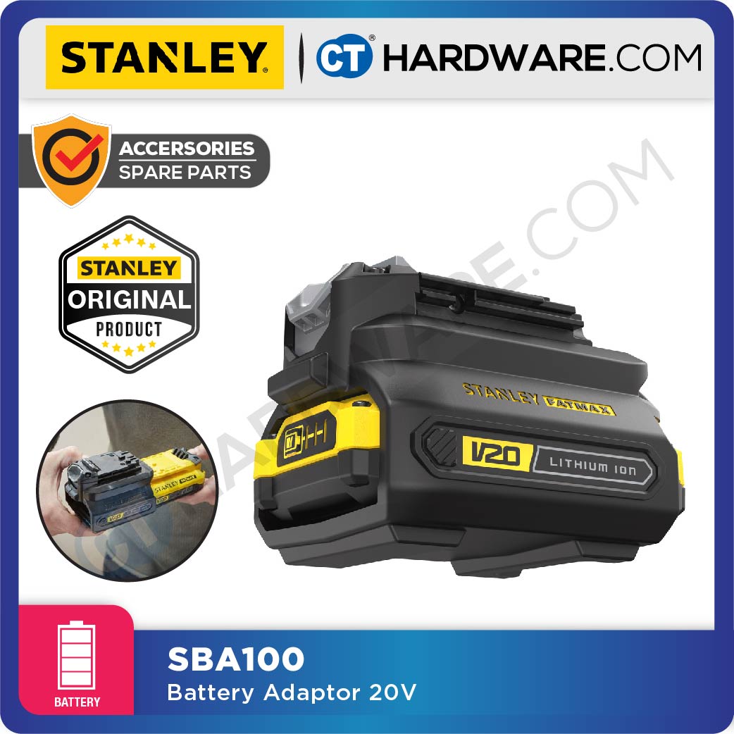 STANLEY SBA100 BATTERY ADAPTOR 20V