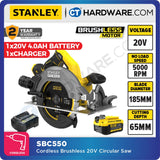 STANLEY SBC550 CORDLESS BRUSHLESS CIRCULAR SAW 20V 185MM ( SBC550-B1 )