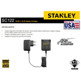 STANLEY SC122 CHARGER 1.25A SUITABLE USE FOR 10.8V / 12V BATTERY