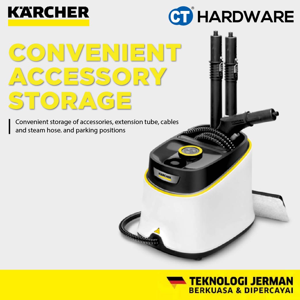KARCHER SC3 DELUXE EASYFIX STEAM CLEANER 1900W | 3.5BAR | MEDIUM DUTY | 3.3KG | HEAT UP TIME 0.5MIN [ REPLACE SC3 EASYFIX ]