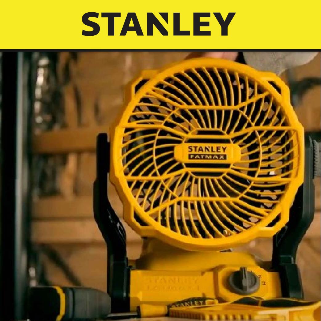 STANLEY SCF001 CORDLESS JOBSITE FAN 20V 400CFM 3 SPEED FAN 3KG = SCF001-KR