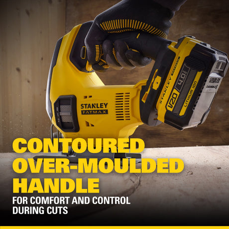 STANLEY SCJ600 CORDLESS JIGSAW 20V 2500SPM WITHOUT BATTERY CHARGER & BLADE ( SCJ600-B1 )