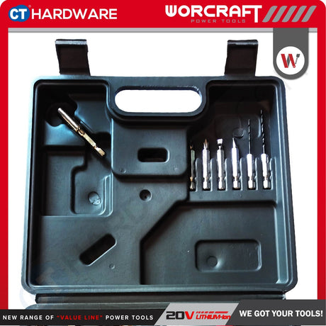 WORCRAFT SD-3.6LiB CORDLESS SCREWDRIVER 3.6V 1.3AH 200RPM 3.0NB COME WITH ACCESSORY SET [ SD36LIB ]
