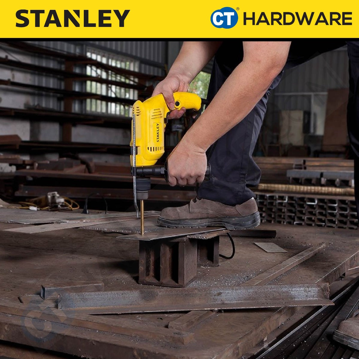 STANLEY SDH600KV CORDED PERCUSSION HAMMER DRILL 13MM | 550W [ YEAR END SALES ]