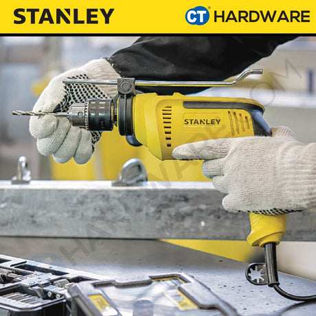 STANLEY SDH700KV CORDED PERCUSSION DRILL WITH ACCESSORIES SET 13MM | 650W