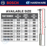 BOSCH SDS PLUS-1 DRILL BIT SIZE 4.0-25.0MM FOR ROTARY HAMMER DRILLS | UNIVERSAL BRAND FIT | SDS PLUS [ 1 PIECE ]