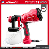 WORCRAFT SG04-1000 CORDED ELECTRIC SPRAY GUN 400W | 500ML/MIN | 1000ML [ SG041000 ]