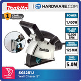 MAKITA SG1251J WALL CHASER 5" 125MM 1400W 10,000RPM
