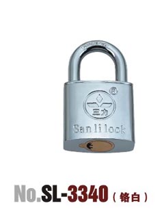 SAN LI CHROME PLATED PADLOCK 40MM
