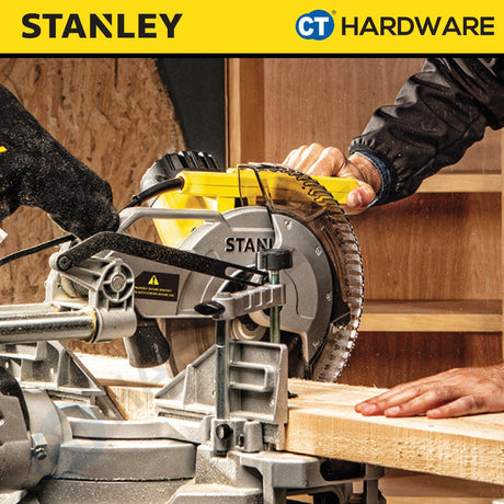 Stanley SM18-B1 Sliding Mitre Saw 10" 254mm 1800W [SM18]