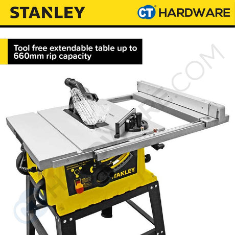 STANLEY SST1801 TABLE SAW WITH FRAME 10" | 1800W  | 4800/MIN [ YEAR END SALES ]