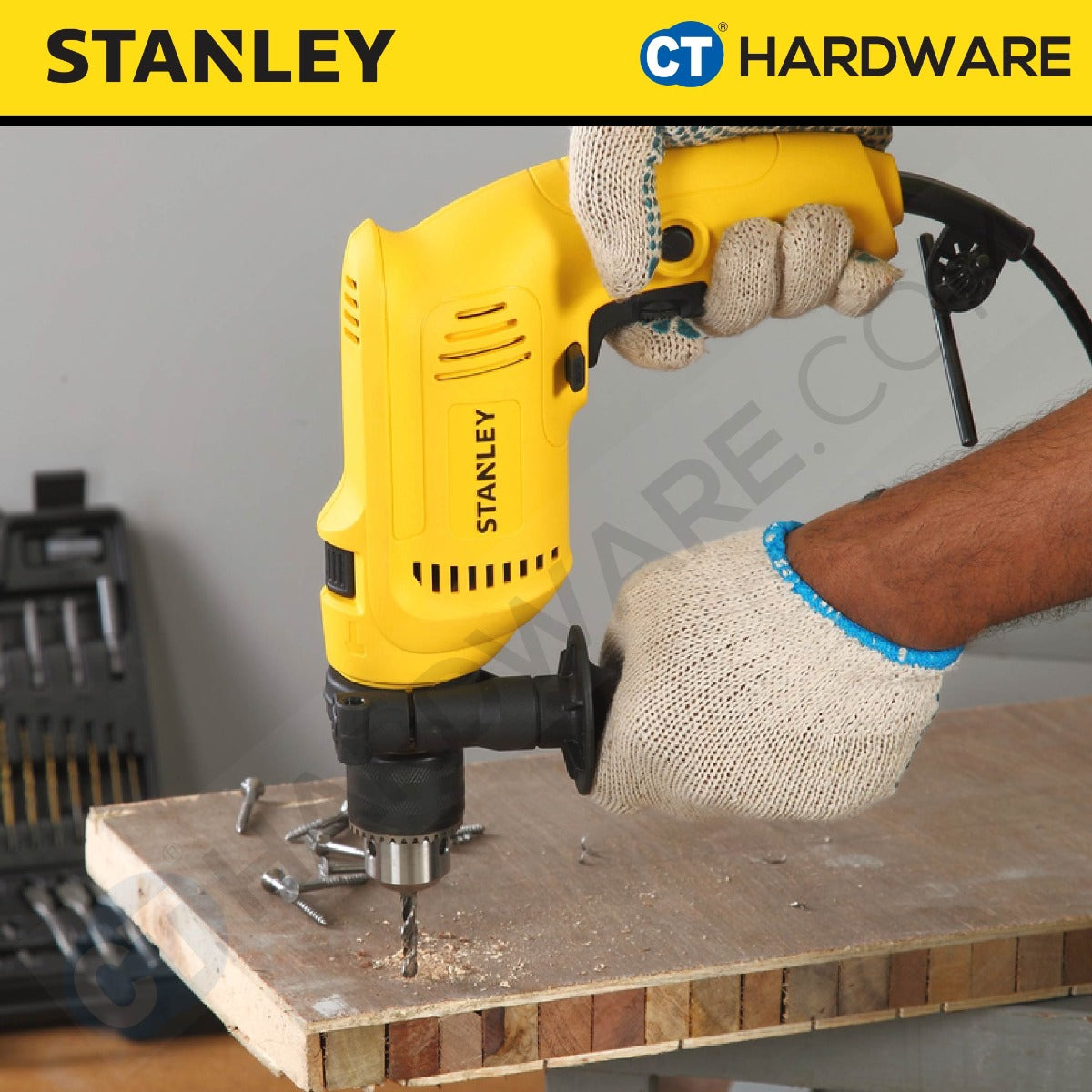 STANLEY STDR5510 CORDED ROTARY DRILL 550W | 10MM