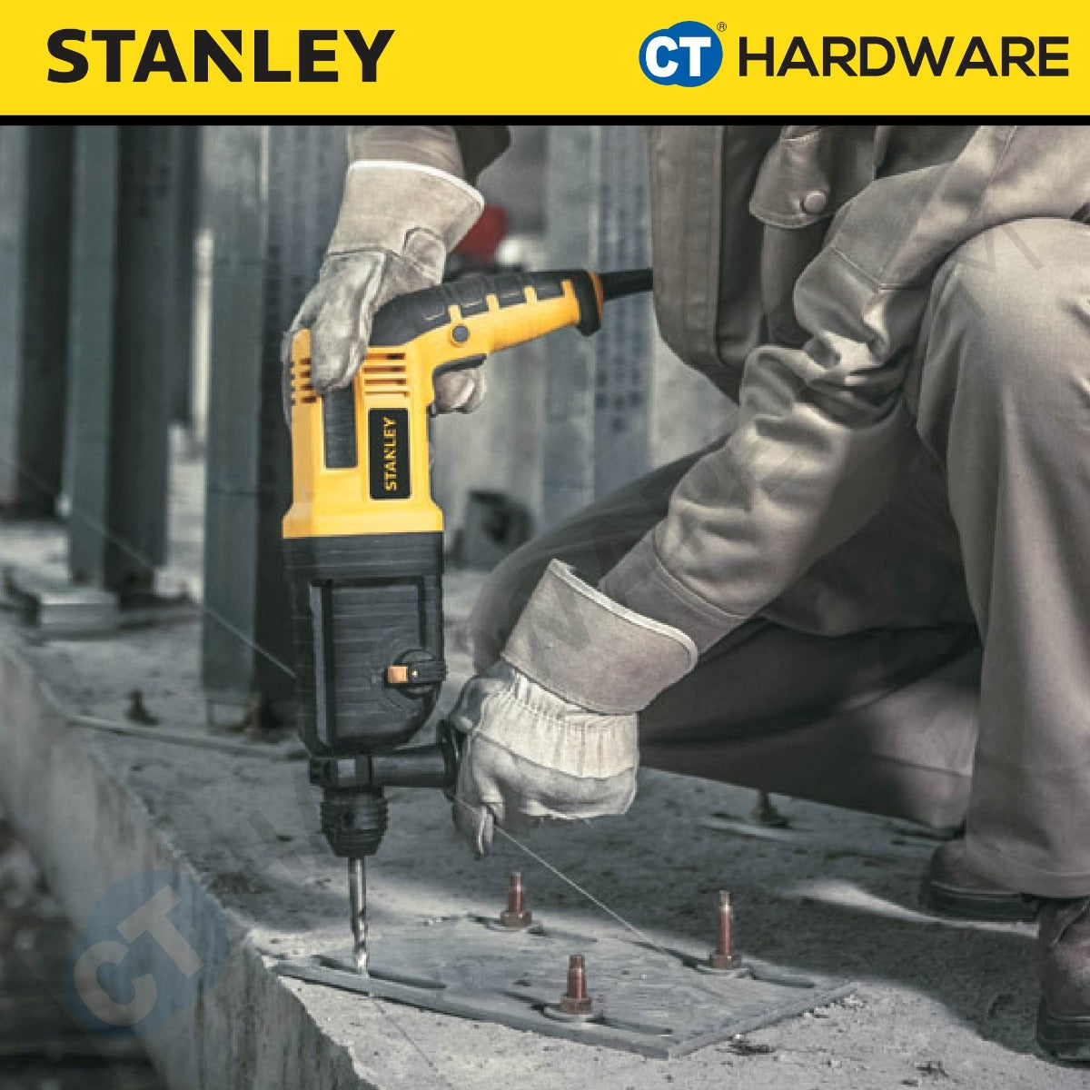 STANLEY STEL503K CORDED ROTARY HAMMER 22MM | 3-MODE | 720W