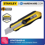 STANLEY STHT10425-8 SNAP OFF BLADE WITH DYNAGRIP 25MM (10425)