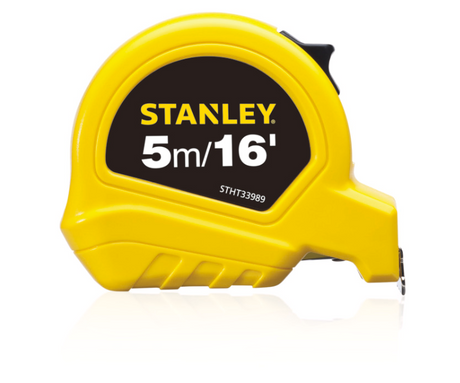 Stanley STHT33989-8 Basic Measuring Tape 5M/16ft