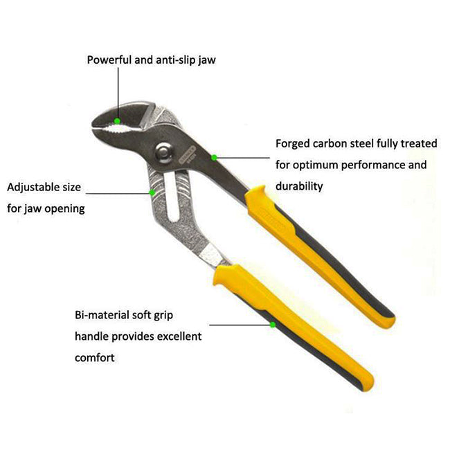 Stanley STHT84024-8 GROOVE JOINT PLIER 10"