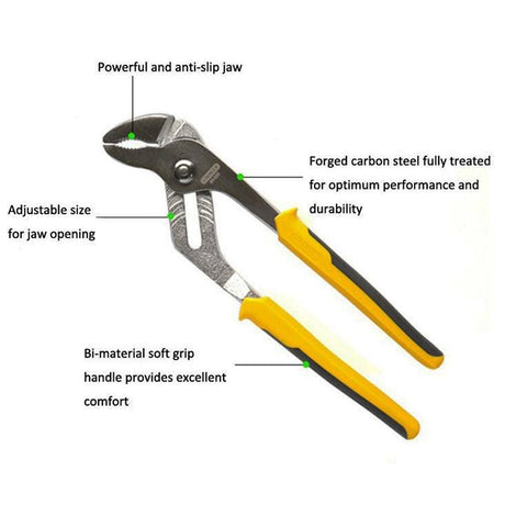 Stanley STHT84034-8 Dynagrip® Groove Joint Plier 8"