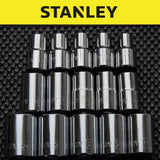STANLEY STMT729-8B METRIC STANDARD SOCKET 1/2"  DRIVE 12 POINTS | SIZE: 22MM - 36MM