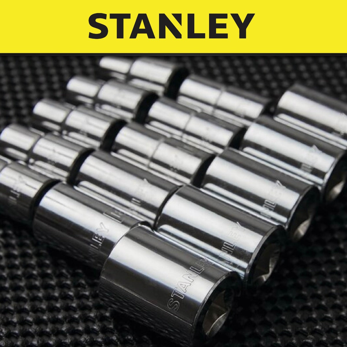 STANLEY STMT729-8B METRIC STANDARD SOCKET 1/2"  DRIVE 12 POINTS | SIZE: 22MM - 36MM