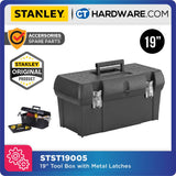 STANLEY STST19005 19" TOOLBOX WITH METAL LATCHES