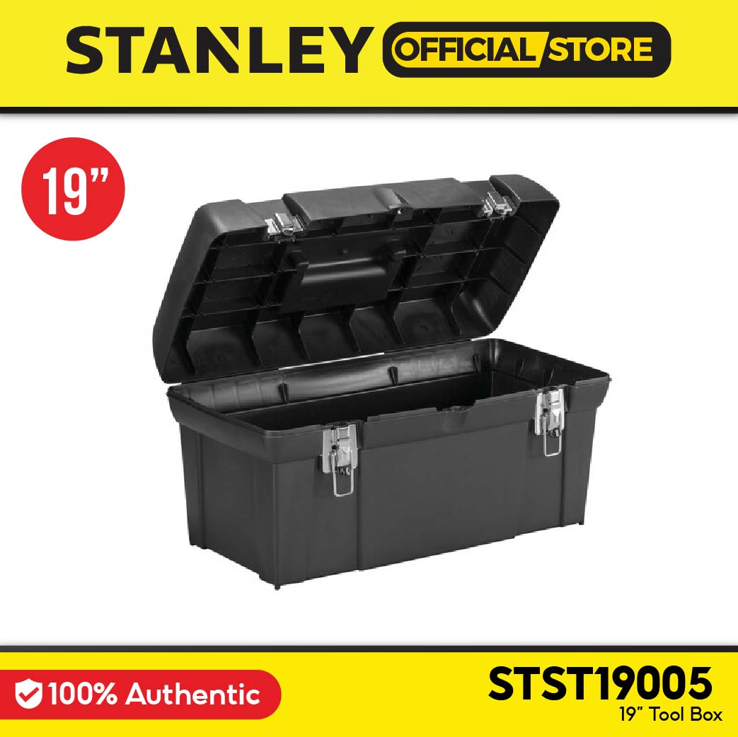 STANLEY STST19005 19" TOOLBOX WITH METAL LATCHES
