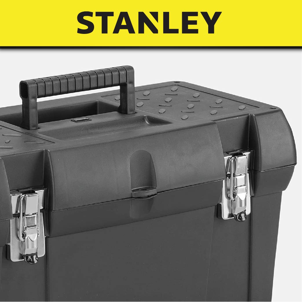 STANLEY STST19005 19" TOOLBOX WITH METAL LATCHES