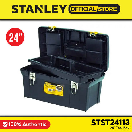 STANLEY STST24113 TOOL BOX 24" IRON LOCK (PLASTIC)