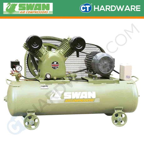 SWAN SVP-205 AIR COMPRESSOR 3.7kw | 5HP | 8BAR | 156L TANK | LOW PRESSURE | 545L/MIN | 620RPM [ SVP205 ]