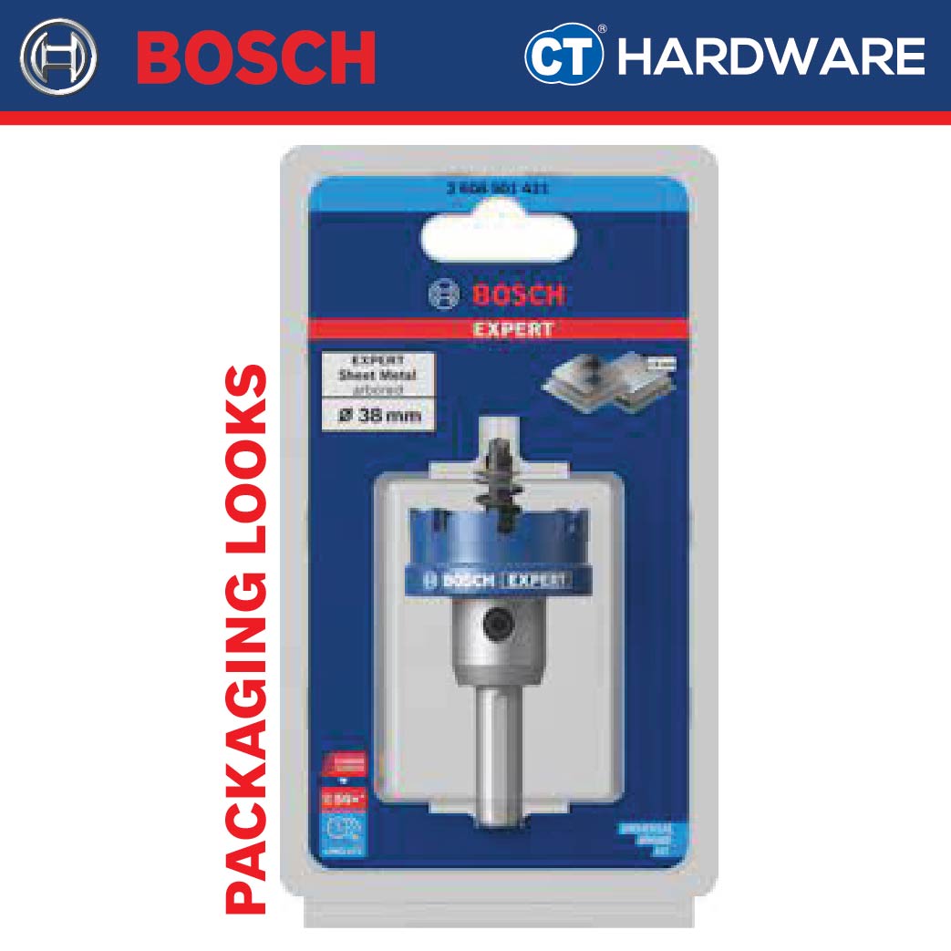 BOSCH EXPERT SHEET METAL TCT HOLE SAWS [ TCT HOLESAW ] FOR ROTARY DRILL/DRIVER AND DRILL/DRIVER SIZE 16-90MM