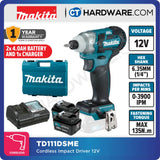 MAKITA TD111DSME | TD111DWAE | TD111DWYE | TD111DZ CORDLESS BRUSHLESS IMPACT DRIVER 12V | 6.35MM (1/4") | 135N.m