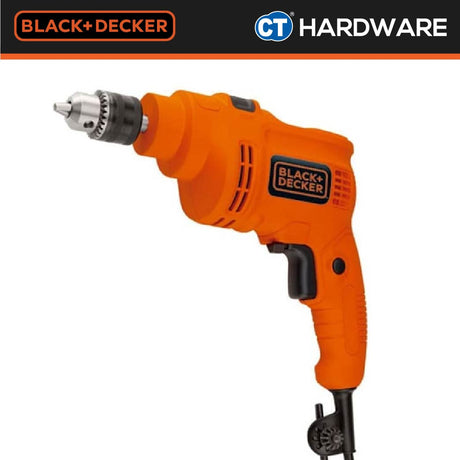 BLACK+DECKER TP555KPR 10MM HAMMER DRILL 550W WITH ACCESSORIES