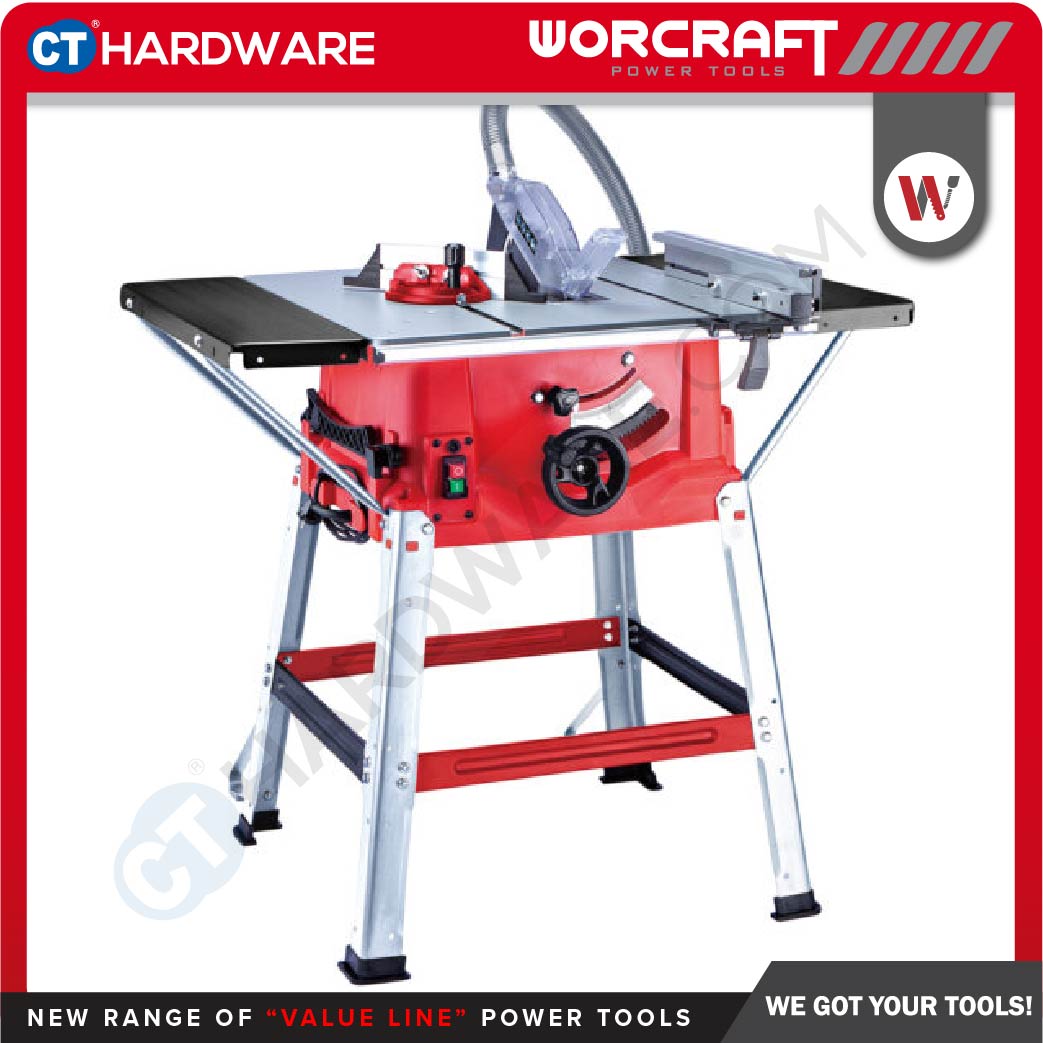 WORCRAFT TS2000A TABLE SAW 10" | 2000W | 5000RPM