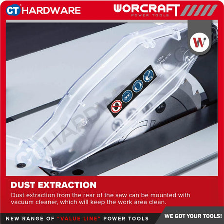 Worcraft TS2000A Table Saw 10" 2000W