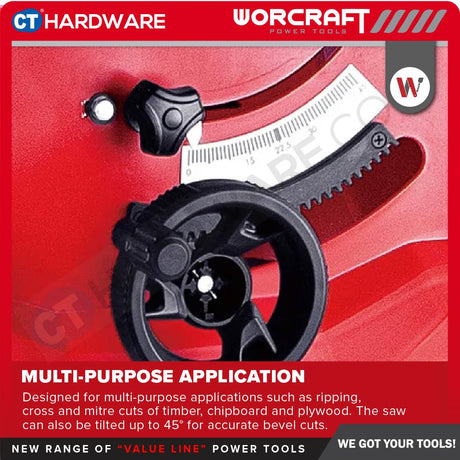 Worcraft TS2000A Table Saw 10" 2000W