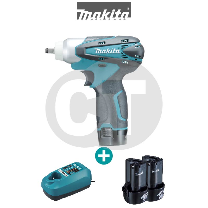 MAKITA TW100DWE 10.8V Li-Ion CORDLESS 3/8IN IMPACT WRENCH (2 x 1.3Ah BATTERIES)
